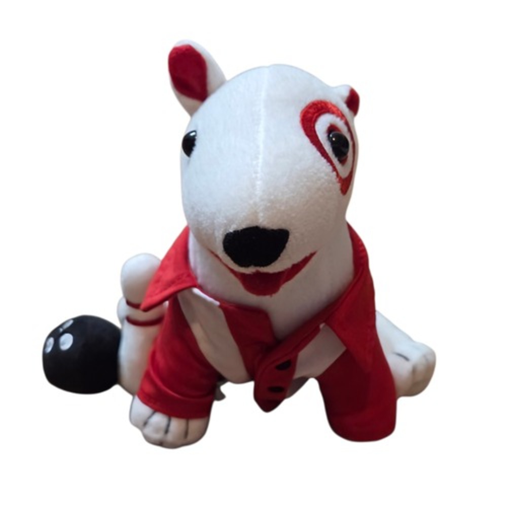 Target Bullseye Bowler Bowling Bowl Terrier 7" Dog Plush